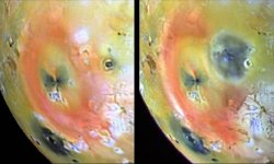 aktiver Vulkan Pele auf Io